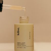 Lelive. All Glow'd Up Vitamin C, Turmeric & Hyaluronic Acid Brightening Serum